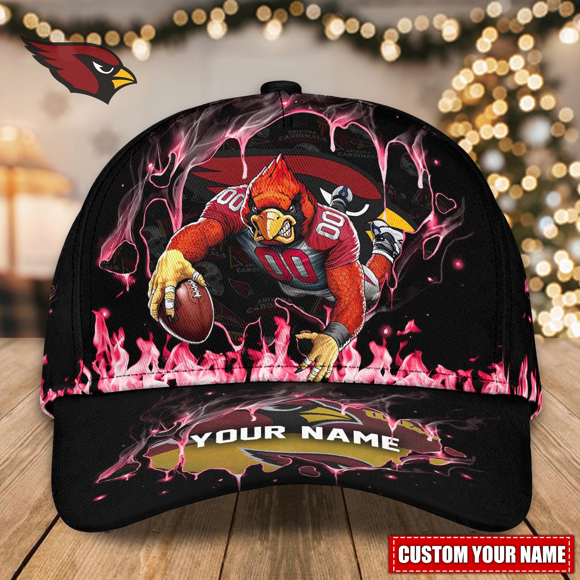 Arizona Cardinals Custom Name Classic, Baseball Caps Q-47617