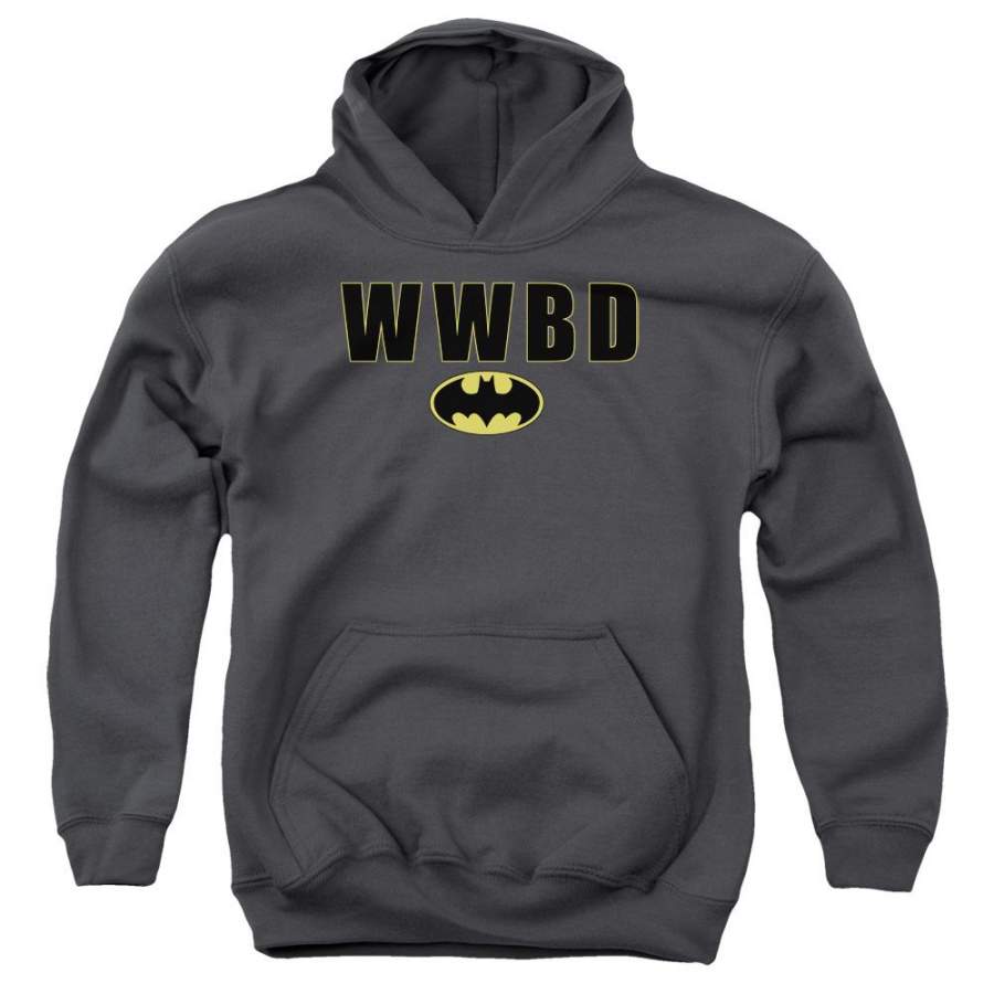 Batman – Wwbd Logo Youth Pull Over Hoodie