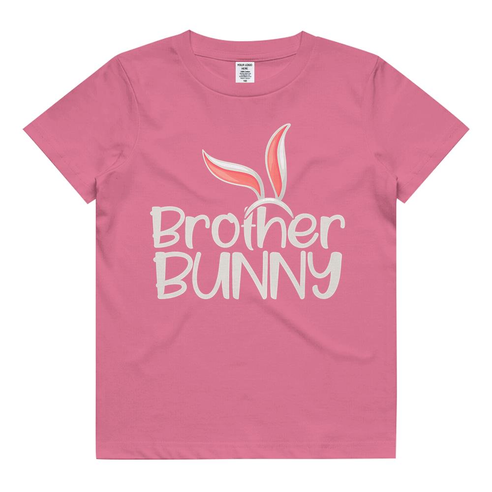 Brother Bunny Funny Saying Cute Family Matching Easter Kids T Shirt