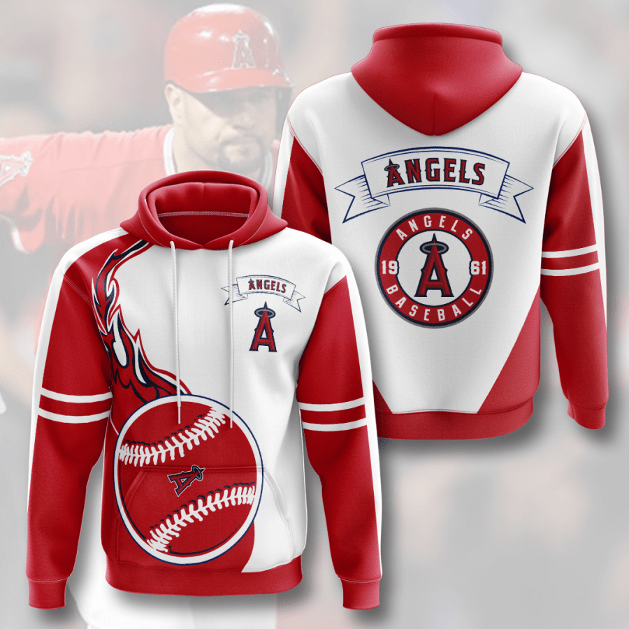 Los Angeles Angels No1004 Custom Hoodie 3D