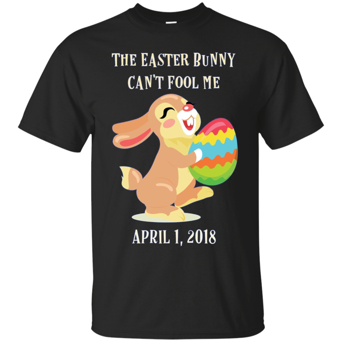 Long Sleeve Easter Funny Bunny April Fools Day 2018 T-Shirt