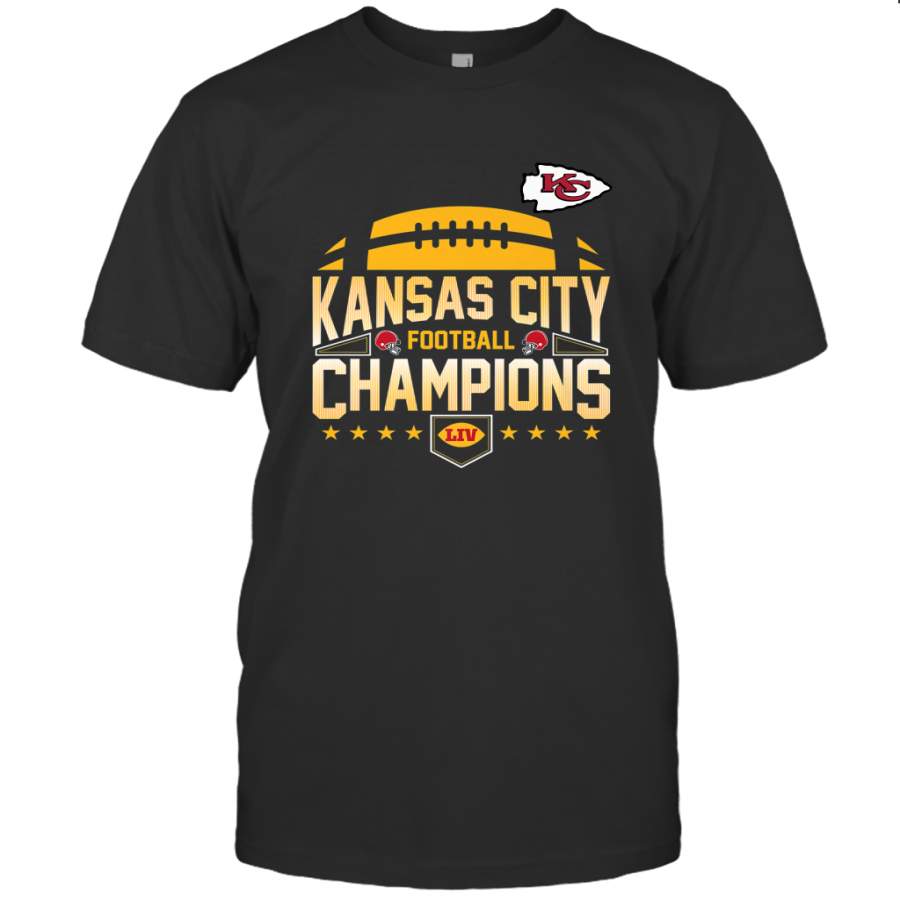 Kansas City Football _ The City Of Champions LIV Men’s T-Shirt