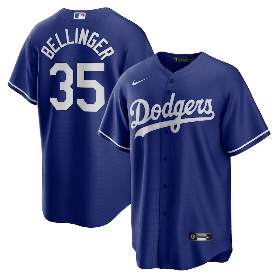 Cody Bellinger 35 Los Angeles Dodgers Alternate Men Jersey – Navy