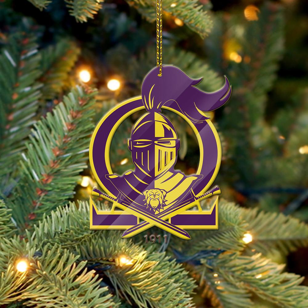 Wonderprint Ornament – 1911 Soldier Omega Psi Phi Shape Acrylic Ornament Lt10