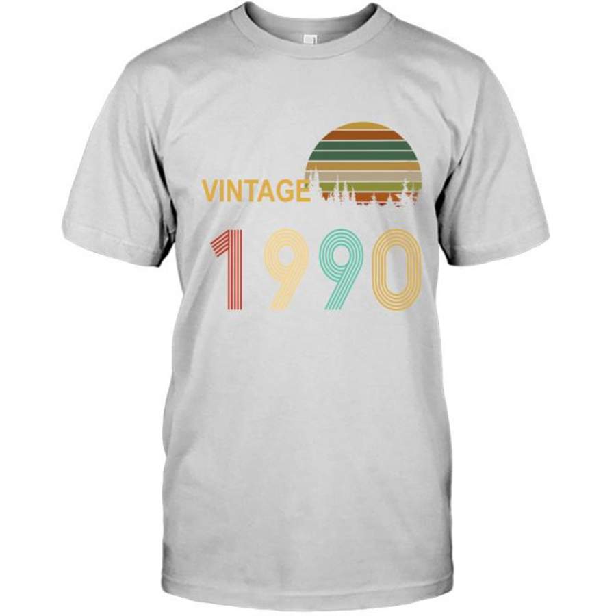 Vintage 1990, Birthday Gift, Retro Classic – Gildan Short Sleeve Shirt