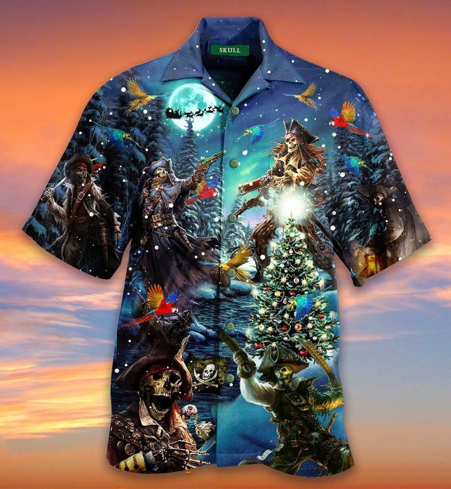 Get Now Honor Pirate Welcome Christmas Hawaii Aloha Shirts Ha100313