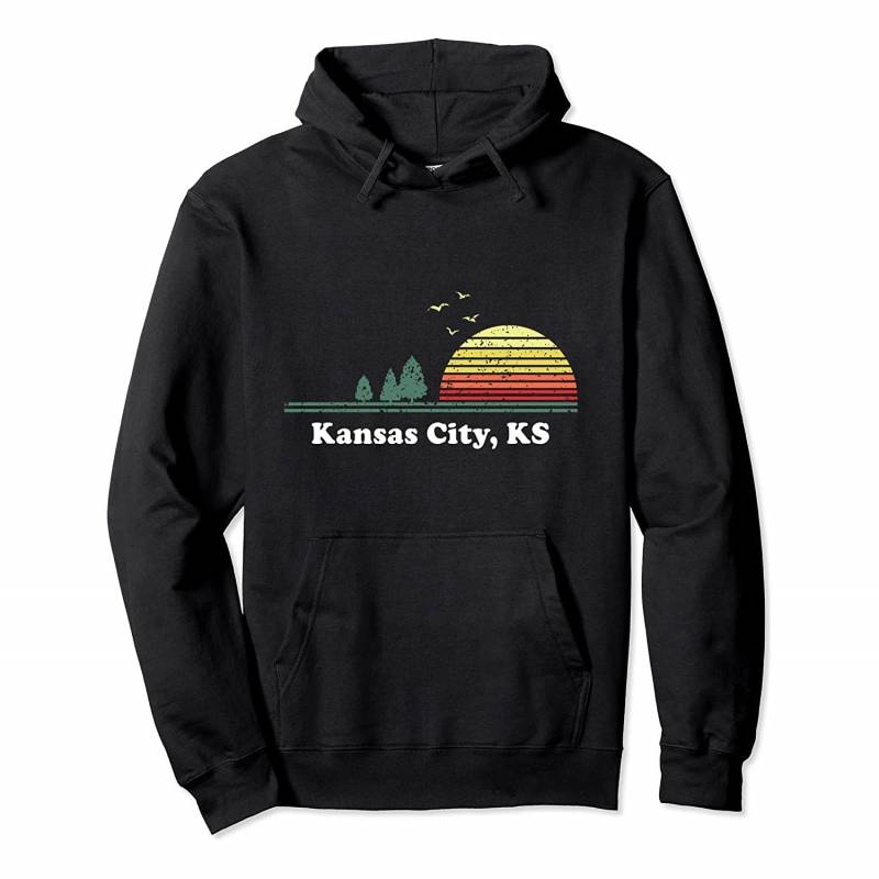 Vintage Kansas City, Kansas Home Souvenir Print Pullover Hoodie, T Shirt, Sweatshirt