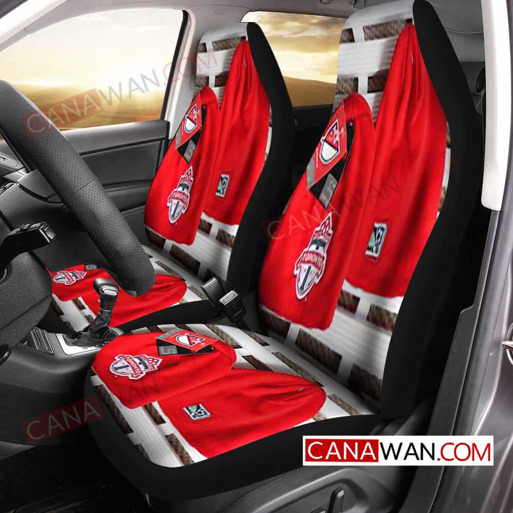 Toronto Fc Skull Art Style22 3D Customized Personalized Car Seat Cover