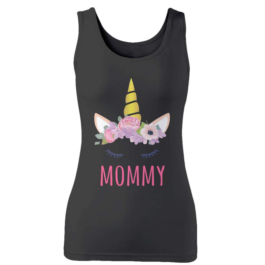 Unicorn Mom Cute Funny Unicorn Woman’s Tank Top