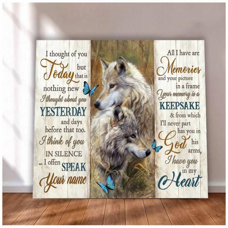 I thought of you today Wolf poster poster 3032203024