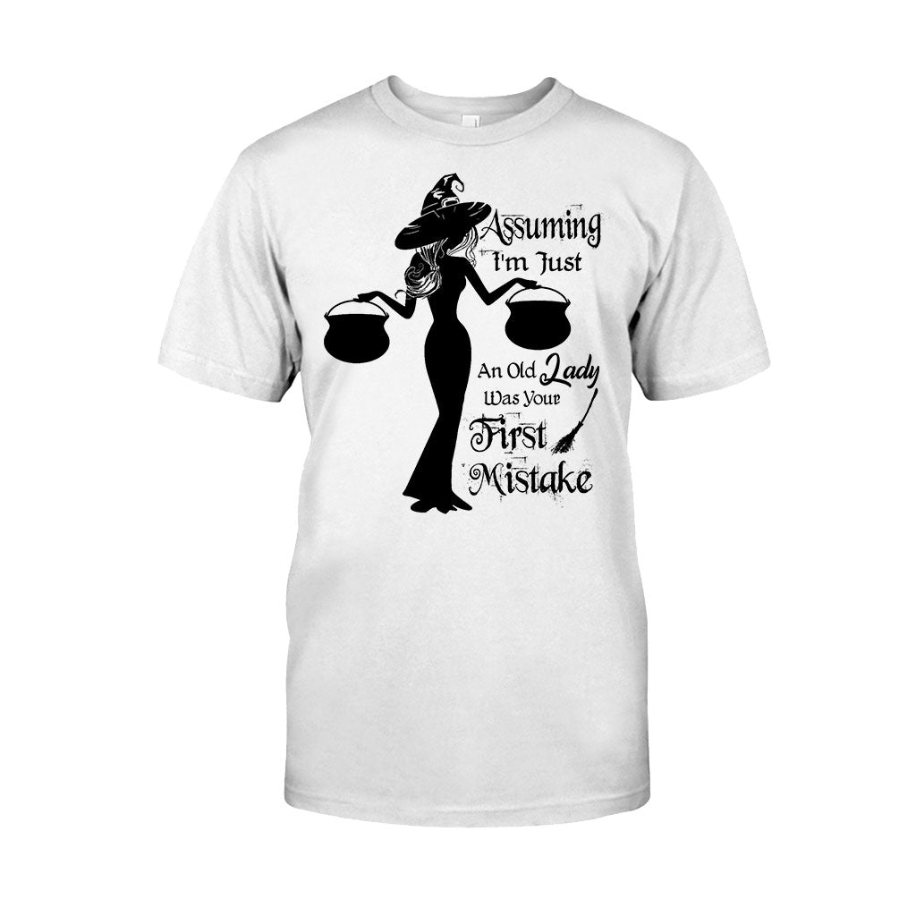 Assuming I’M Just An Old Lady Was Your First Mistake – Weight Lifting Personalized T-Shirt And Hoodie