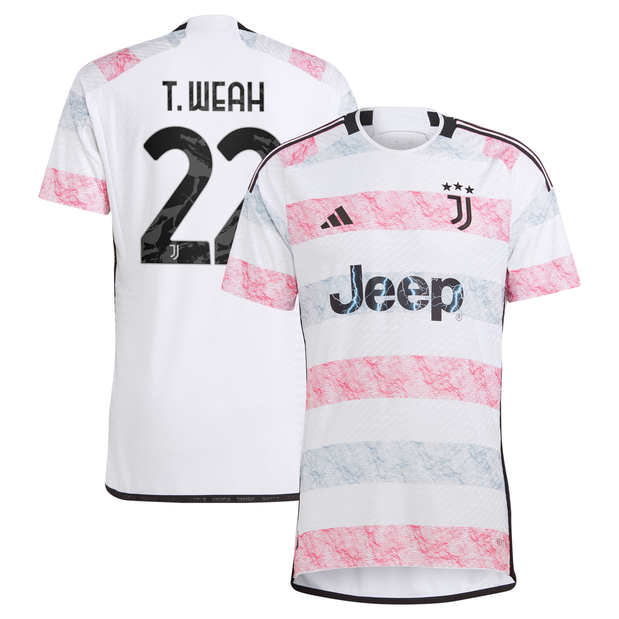 Timothy Weah Juventus 2023/24 Away Authentic Jersey – White