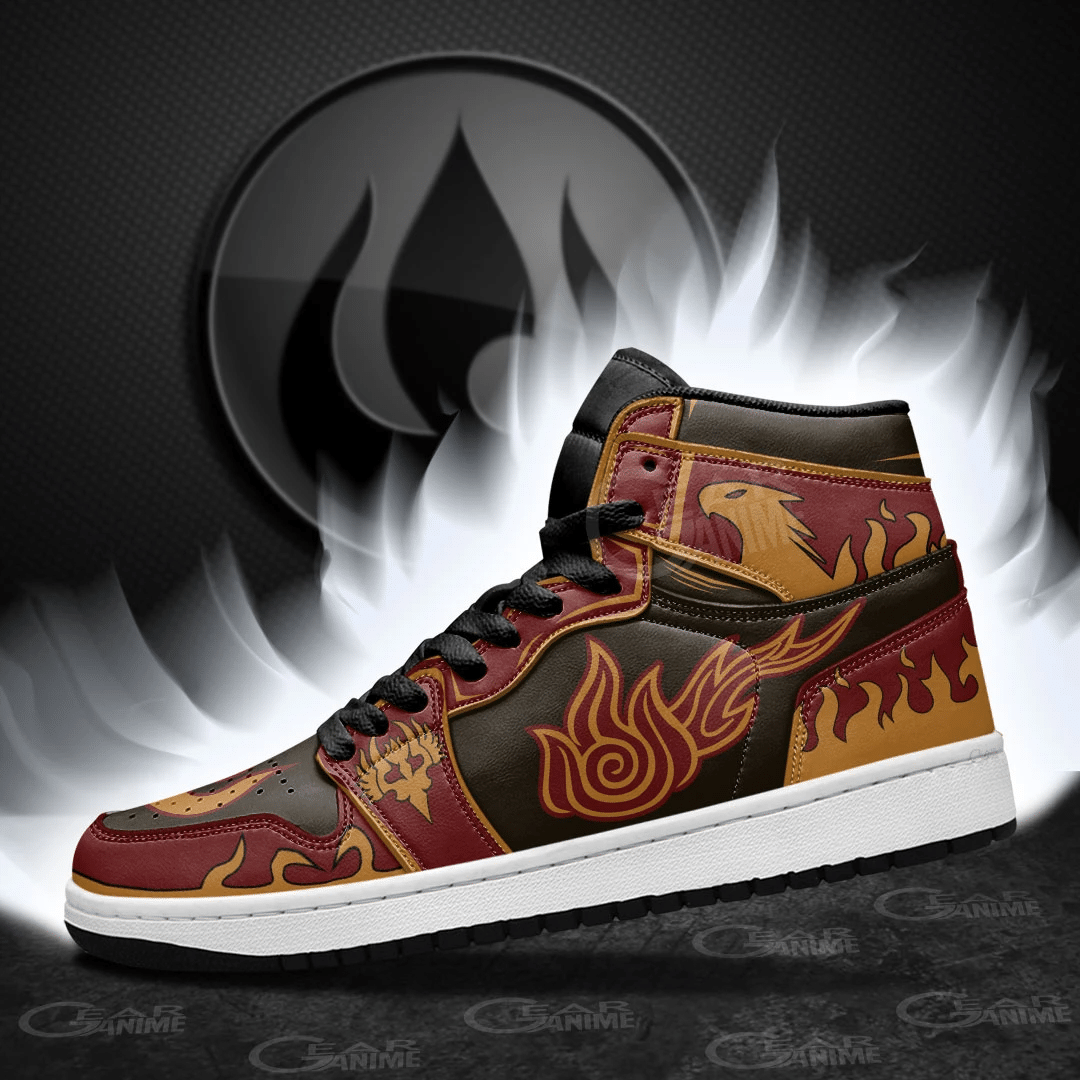 Avatar Fire Nation Sneakers The Last Airbender Custom Shoes