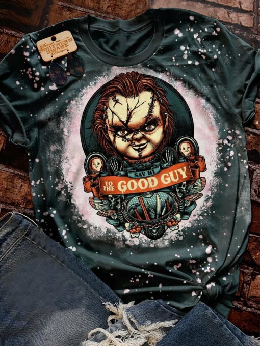 Say Hi To Good Guy Halloween 3D All Over Printed T-Shirt For Men And Women, Happy Halloween Day