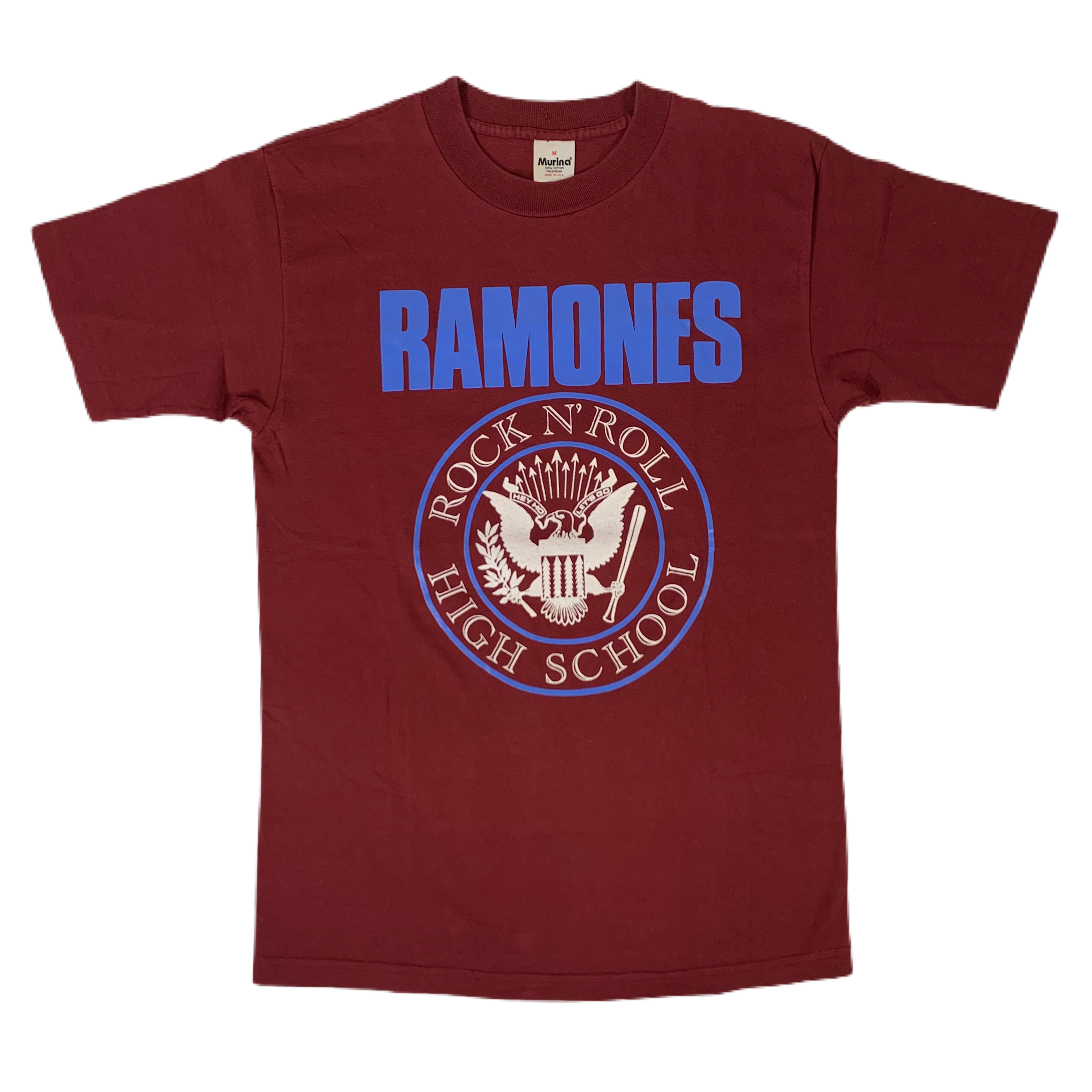 Vintage Ramones “Hey Ho” Rock N’ Roll High School T-Shirt