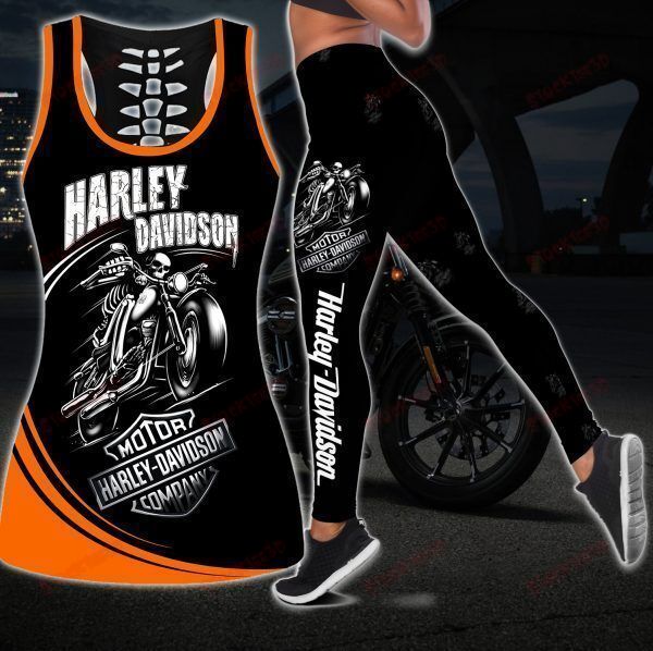 Harley Davidson Leggings And Tank Tops Limited 012