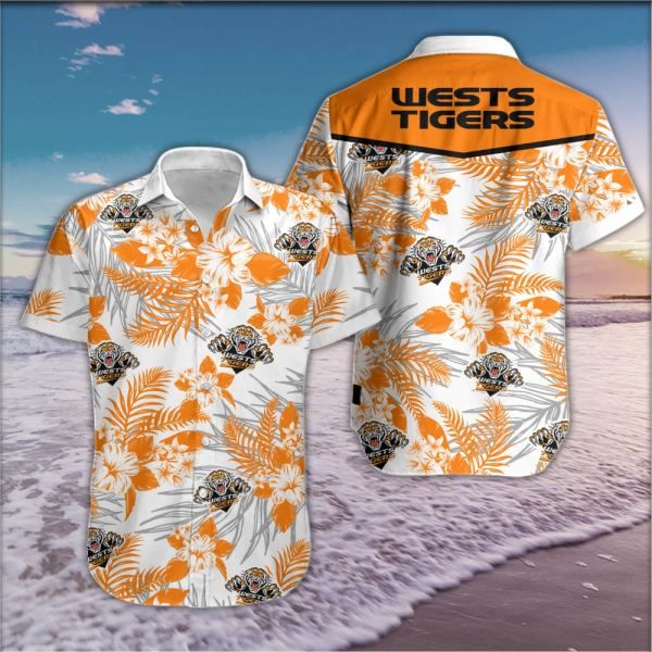 Wests Tigers Hawaiian Shirt