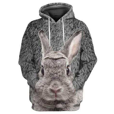 Love The Bunny Hoodie 3D