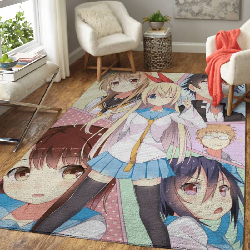 Nisekoi All Character Anime Area Rug – Carpet