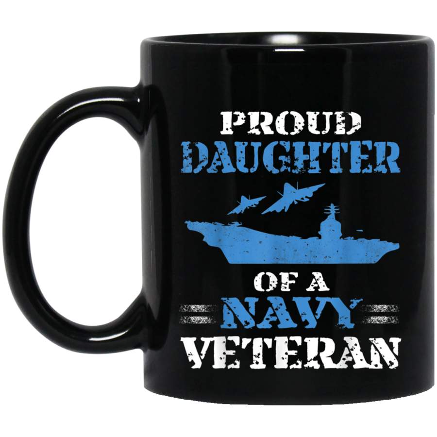 Proud Granddaughter Of A Navy Veteran Gift For Father Gift Veterans Day Christmas Gift Mug