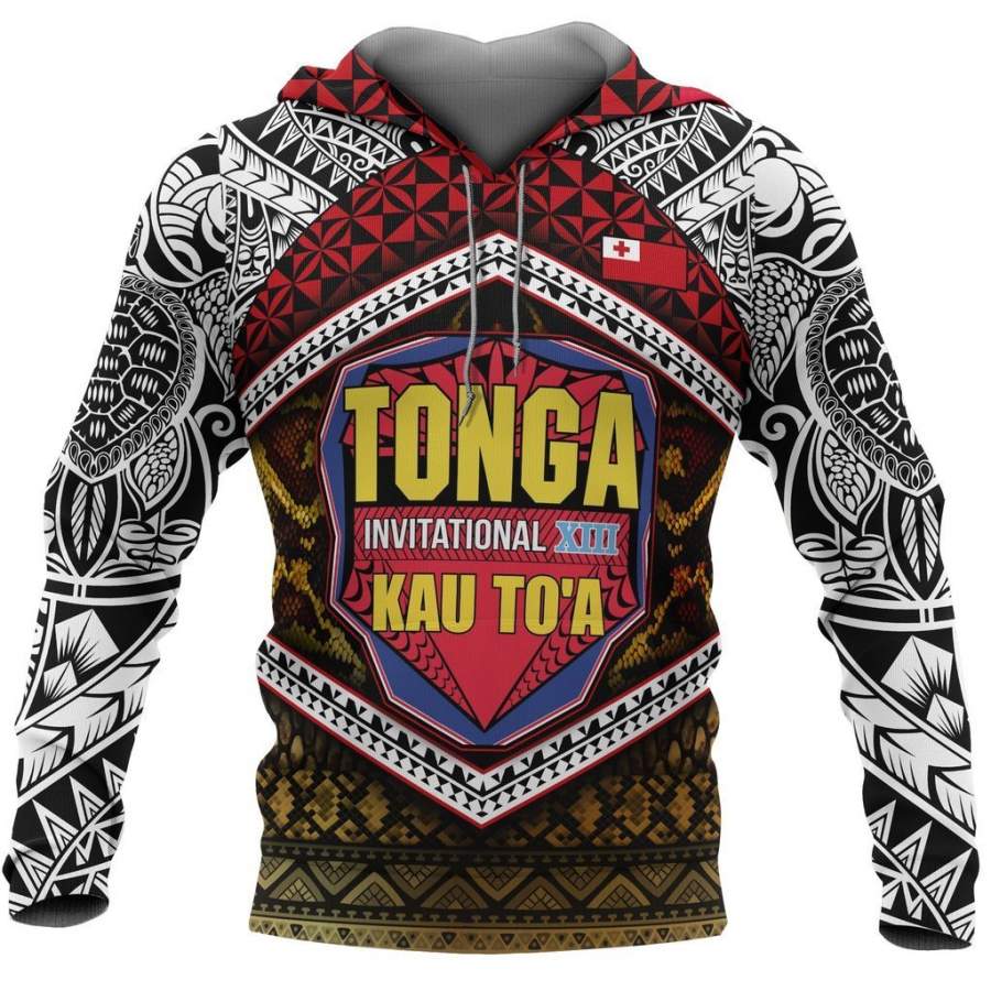 Tonga in My Heart Polynesian Tattoo Style 3D Printed Shirts TT0053