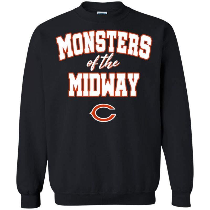 Monsters Of The Midway Chicago Bears Shirt G180 Gildan Crewneck Pullover Sweatshirt  8 Oz.