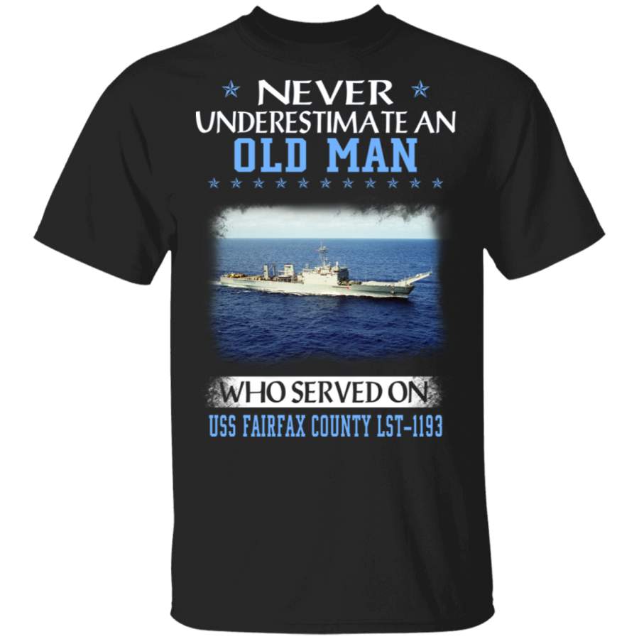 USS Fairfax County LST-1193 Veterans Day Christmas Gift T-Shirt