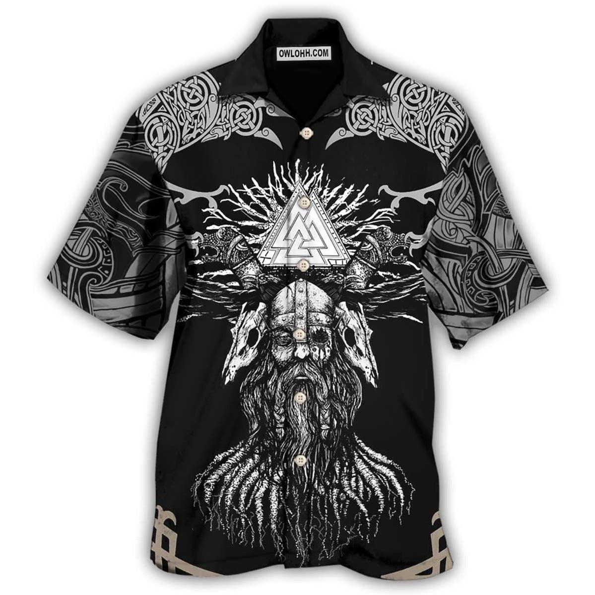 Viking Victory Life – Hawaiian Shirt  – Owl Ohh