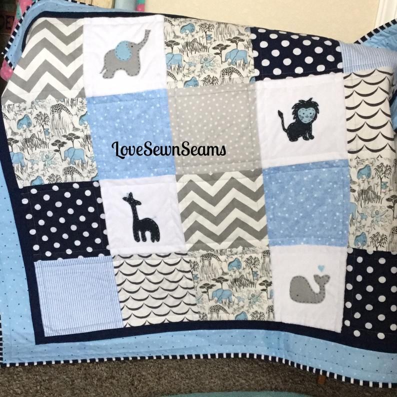 Animal Baby Hur Quilt Bevrgg