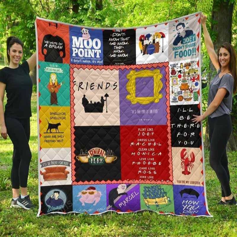 FRIENDS TV SHOW PREMIUM QUILT BLANKET Quilt