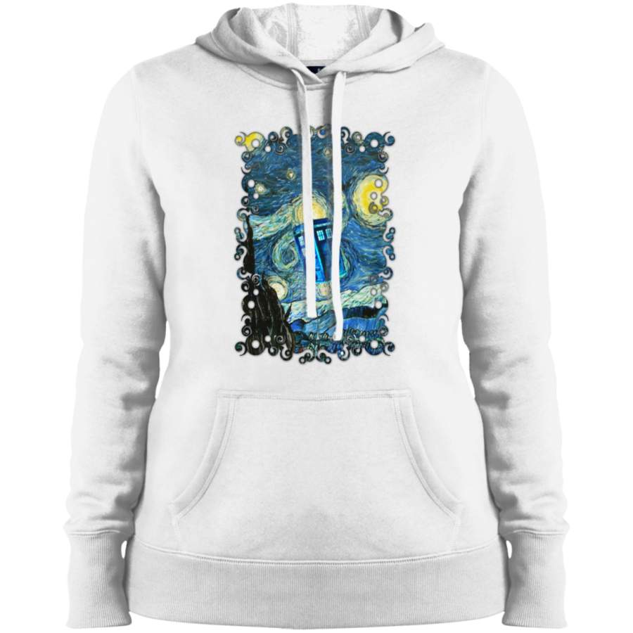 AGR Dr Who Tardis Police Box Ladies’ Pullover Hooded Sweatshirt