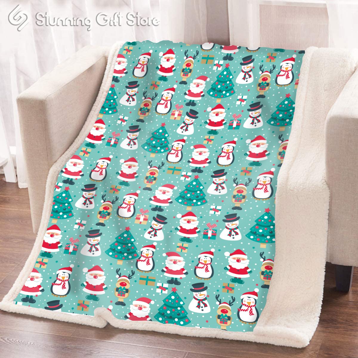 Stunning Gift Christmas Fleece Blanket Ver2