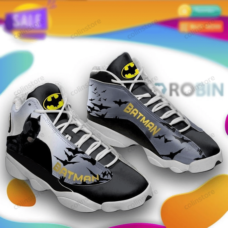 Batman Air Movie Comic Shoes Birthday Unisex Gift Idea Fans Him Son Boyfriend,Father’S Day Ver 9 Air Jordan 13 Shoes  Men And Women