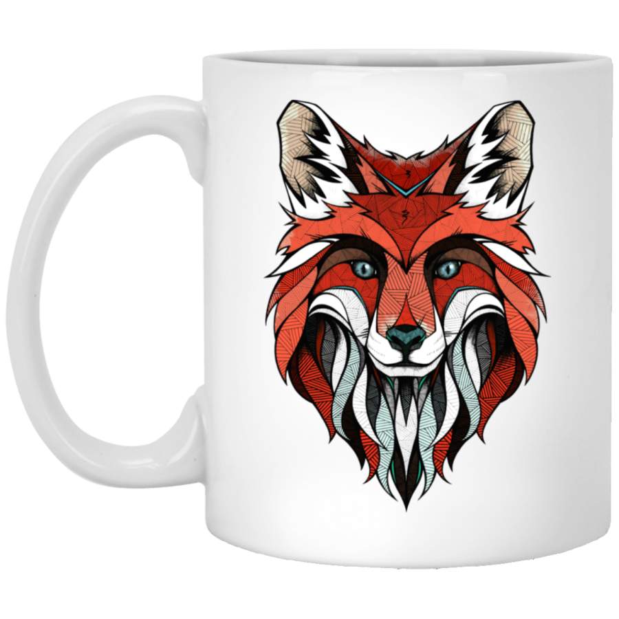 Fox Design Vintage Sport Mug White Mug