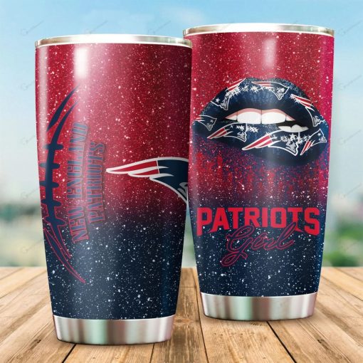 Holatshirt Custom Name New England Patriots Girl Tumbler Mug