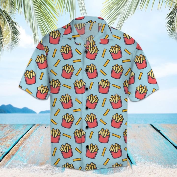 Amazing French Fries Hawaiian Shirt Summer Button Up For Men, Women, Couple