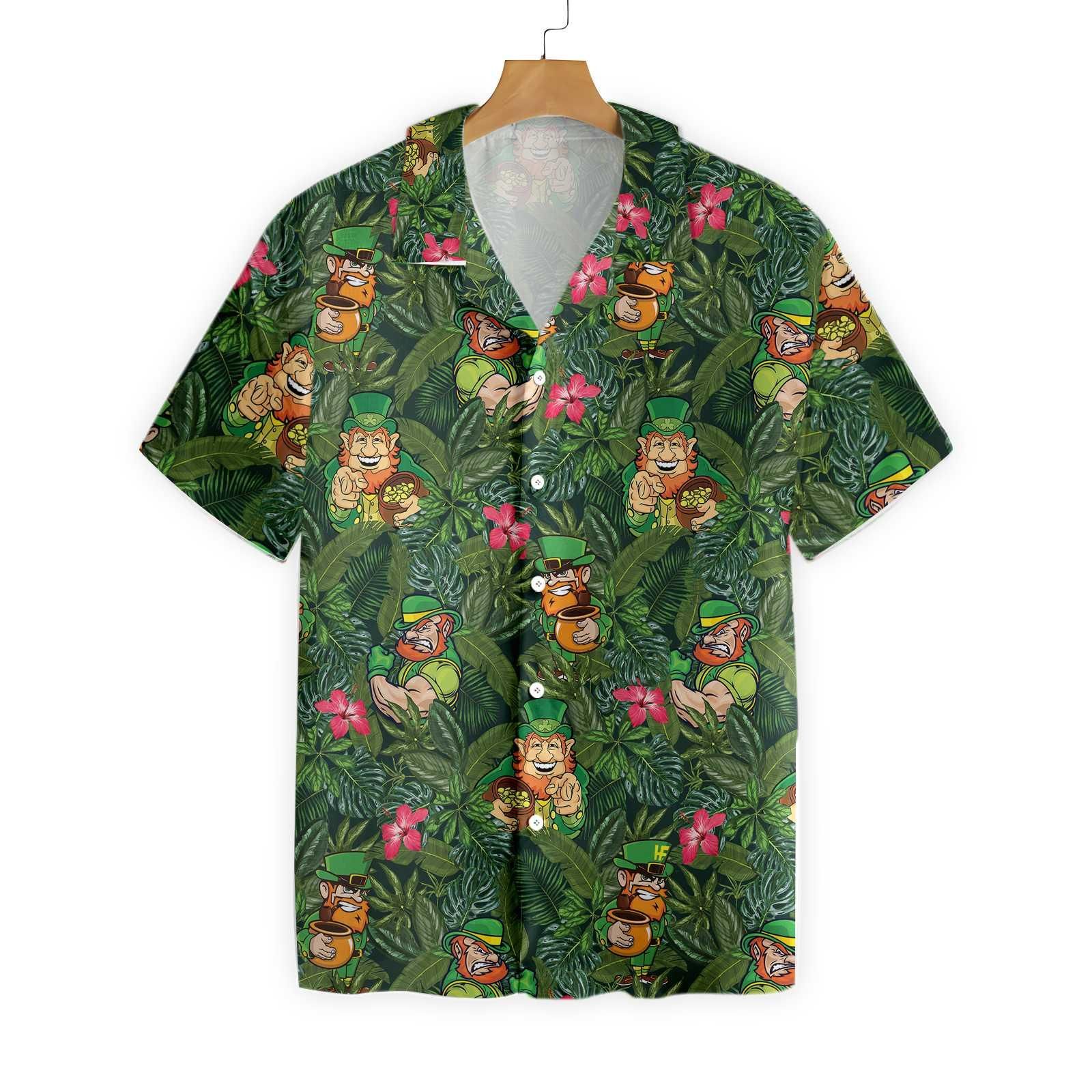 Irish Leprechaun Tropical 0202 Hawaii Shirt Ha6954