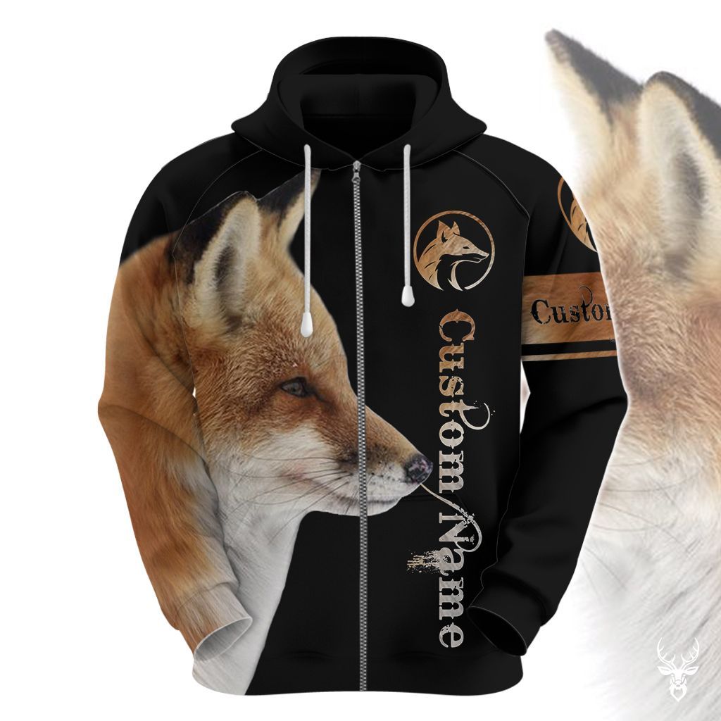 FOX CUSTOM NAME  HOODIE YY NXD012009L20QT