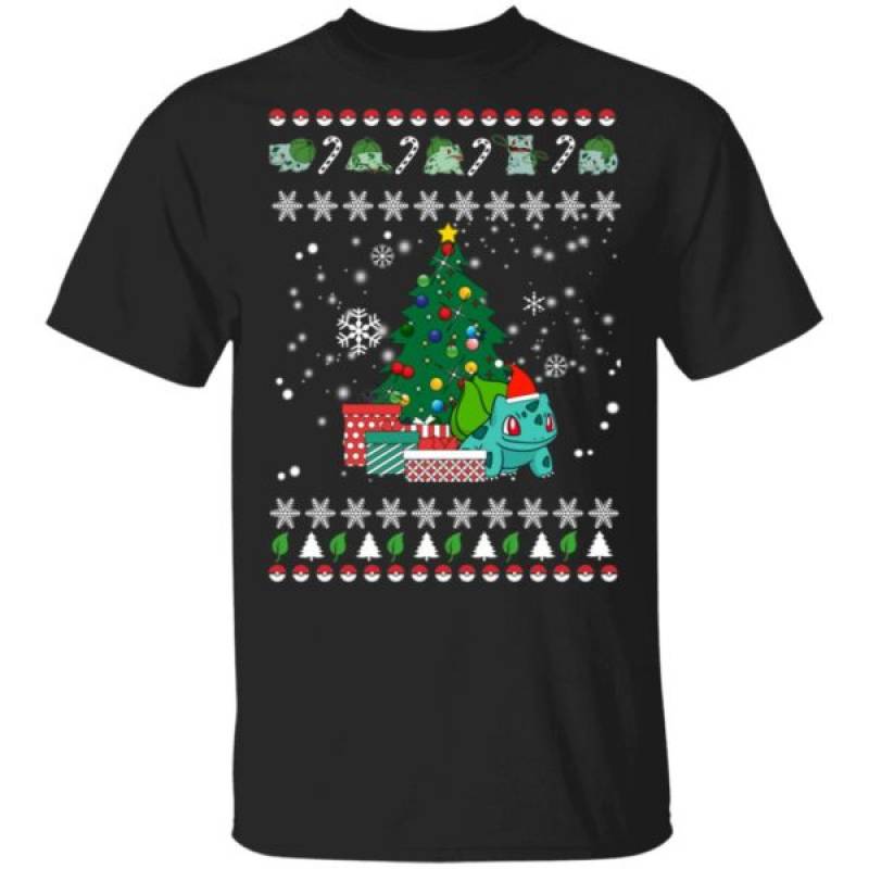 Bulbasaur Pokemon Ugly Christmas Sweater Hoodie Shirt