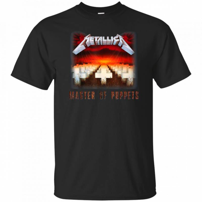 We All Love Metallica Skull Fire T-shirt 2018