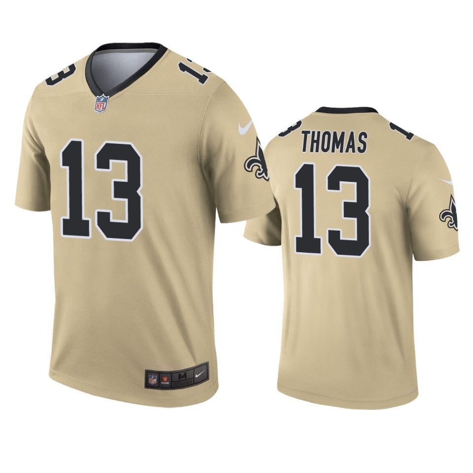 New Orleans Saints Michael Thomas 2019 Inverted Legend Gold Jersey