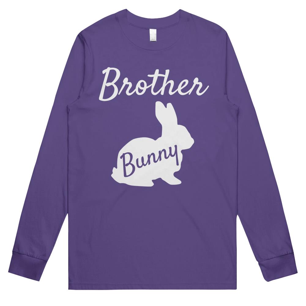 Brother Bunny T-shirt Matching Family Easter Shirts Pajamas Long Sleeve T Shirts