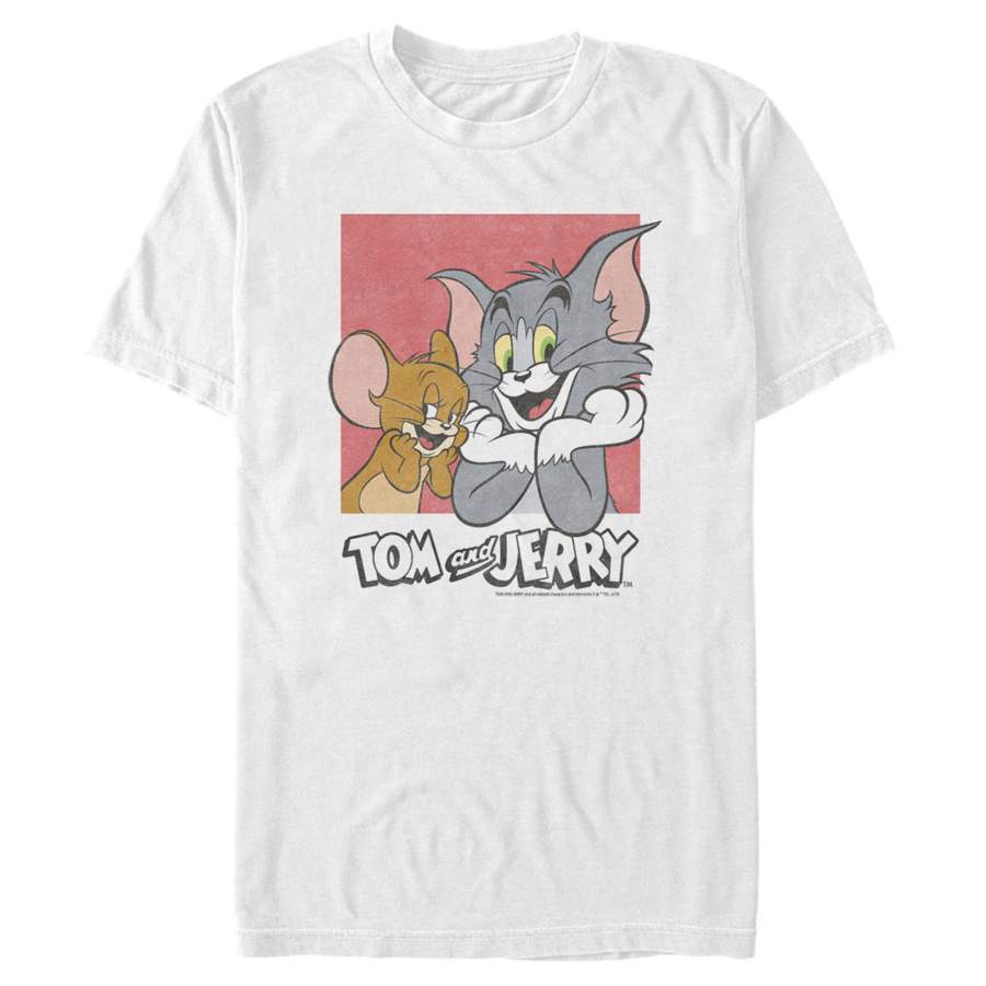 Tom and Jerry Men’s Tom and Jerry Innocent Rivalry  T Shirt