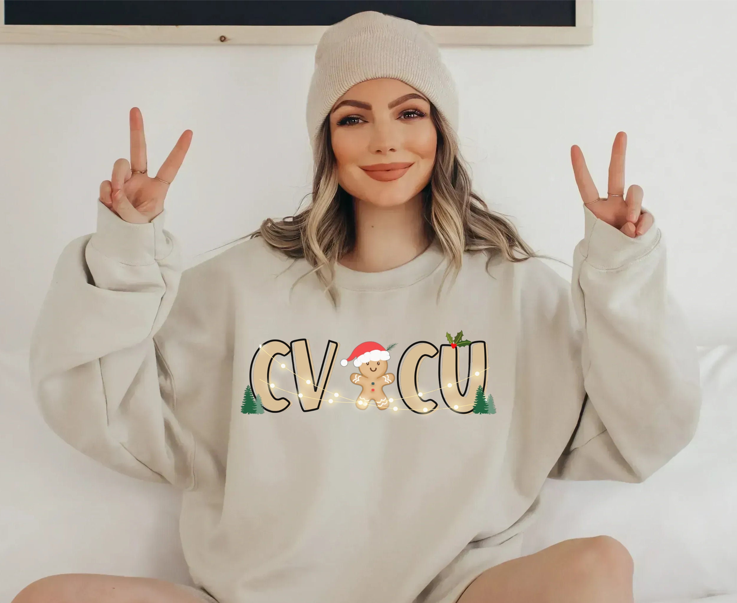 CVICU Xmas Tee, CVICU Nurse Christmas Shirt Gift for Cardiovascular ICU Nurse, Cardiac Icu Sweatshirt for Cardiovascular Intensive Care Unit