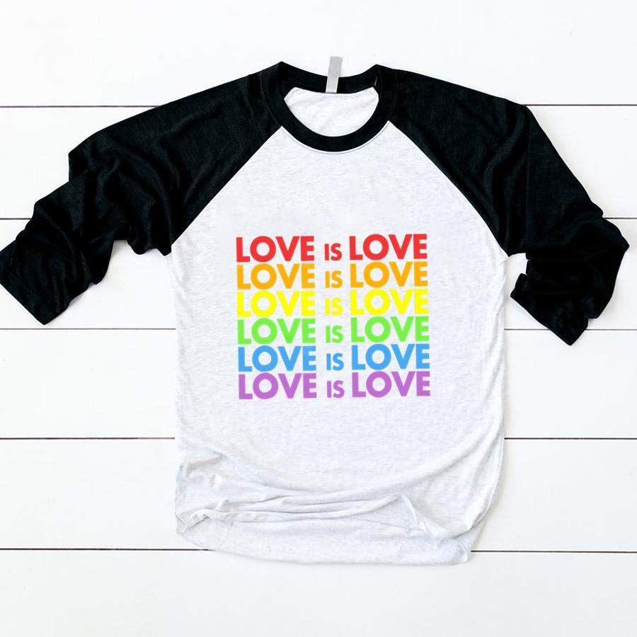 Pride March Shirt Rainbow LGBT Equality, love is love