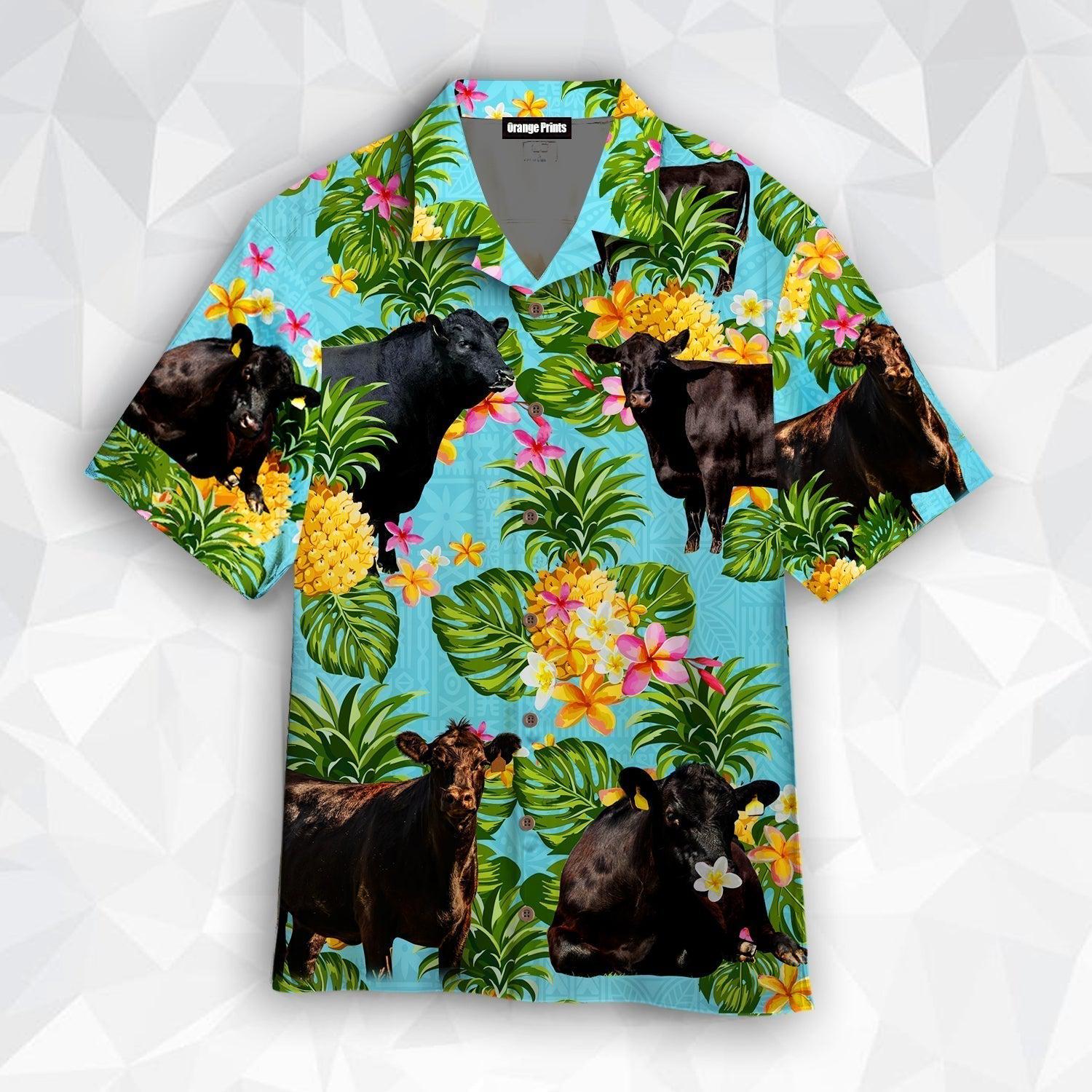 Black Angus Cattle Hawaii Shirt For Men Women Ha75310