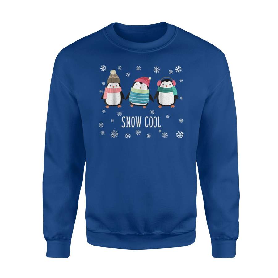 Cute Penguin Snow Cool Winter Christmas Sweatshirt