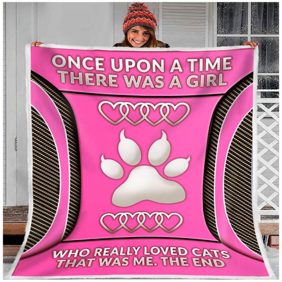 ZALOOO Once Upon A Time Cat Blanket