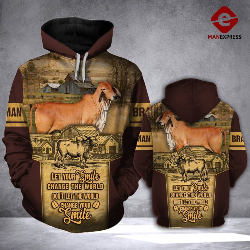 Animal Brahman Smile 3D A25 Hoodie