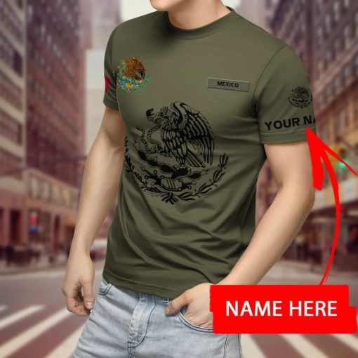 Mexican Customize 3D All Over Printed Shirts For Men And Women